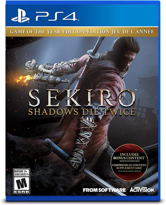 SEKIRO: SHADOWS DIE TWICE (GAME OF THE YEAR EDITION) - PS4 GAME