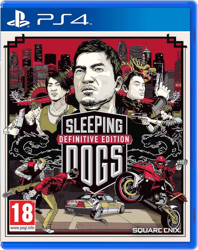 SLEEPING DEFINITIVE EDITION DOGS - PS4 GAME